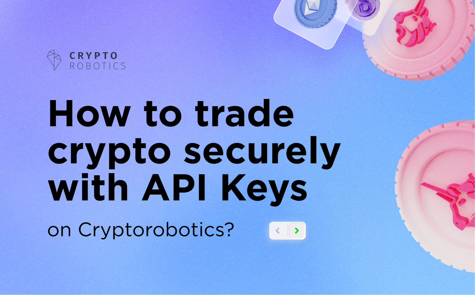 Crypto trading via API keys