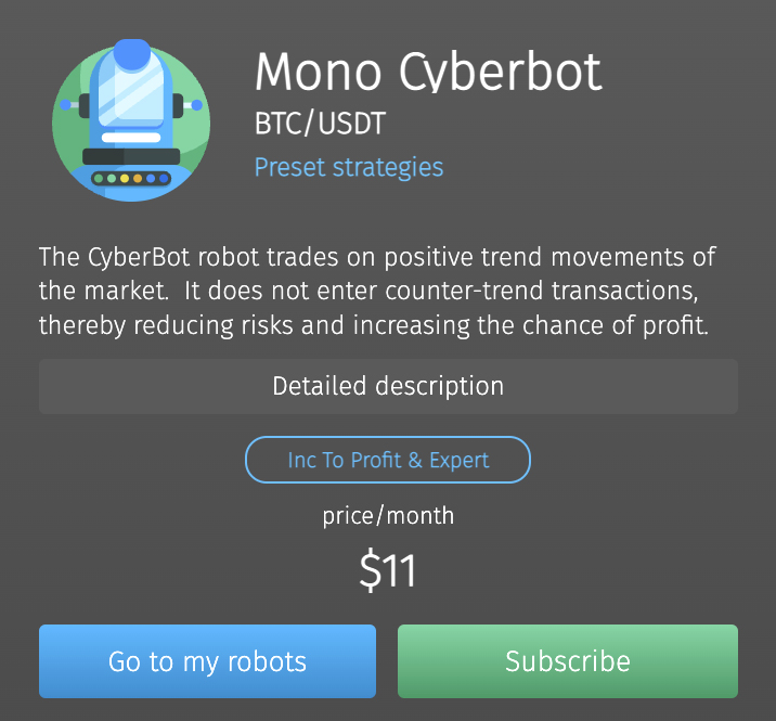 Huobi trading bot
