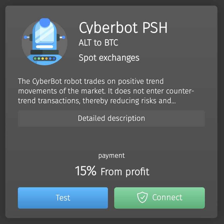 Cyberbot - a trading bot for Binance
