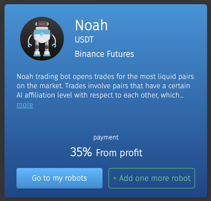 Noah - Binance bot