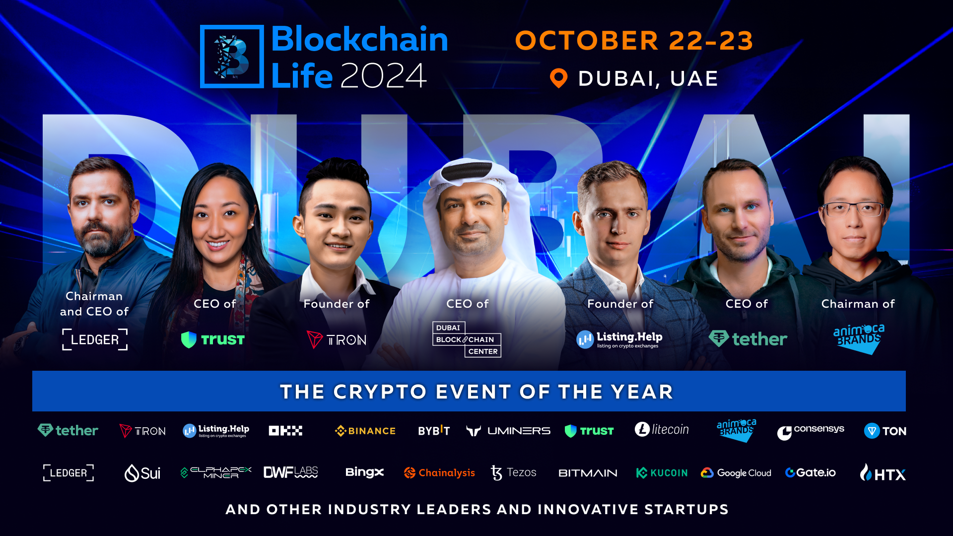 The Largest Crypto Forum of the Year in Dubai