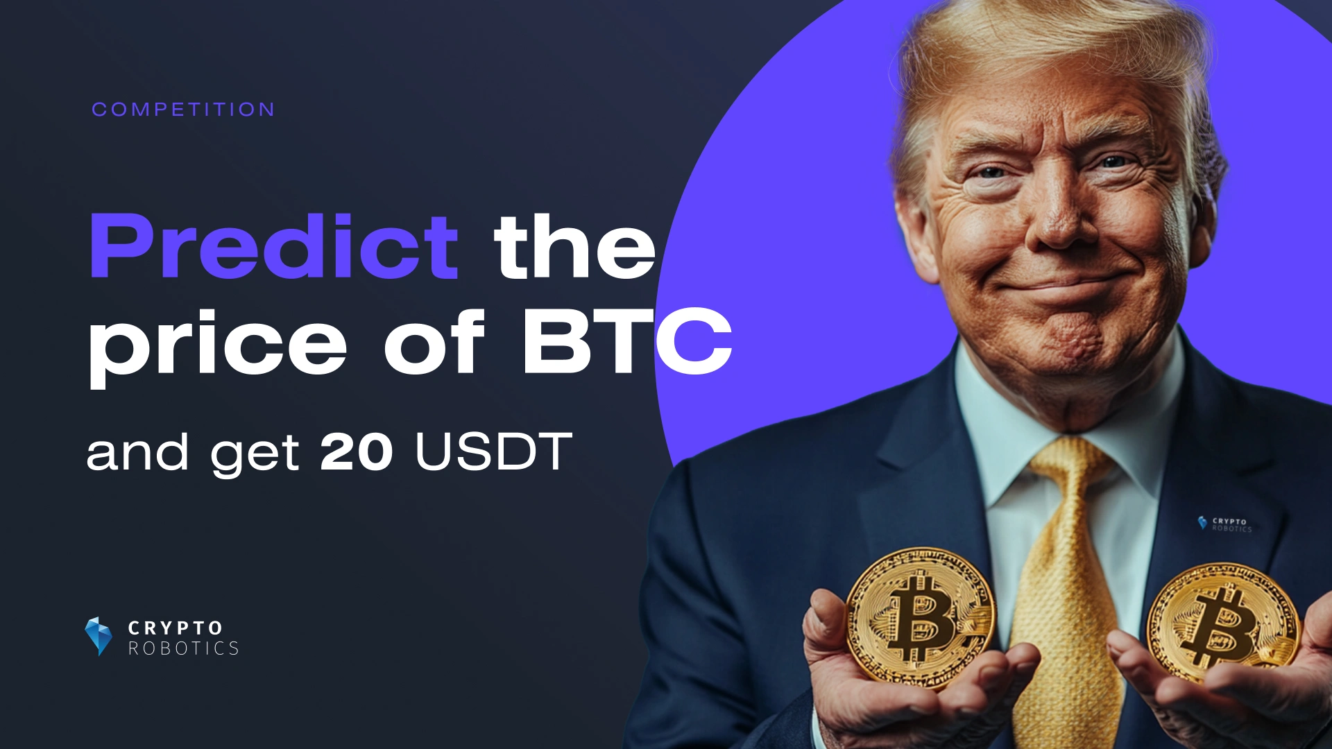 Predict bitcoin exchange rate and get USDT