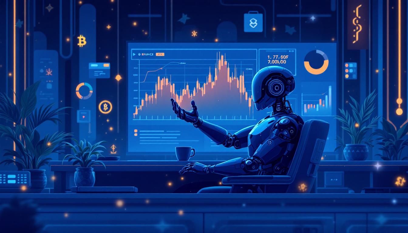 A detailed 3D rendering depicting systemic risks in finance amid Binance's fallout in October 2025.