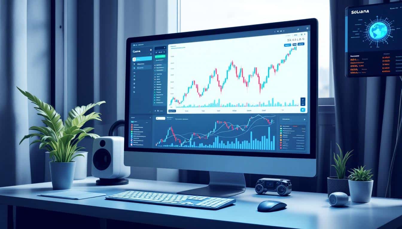 Solana cup-and-handle pattern