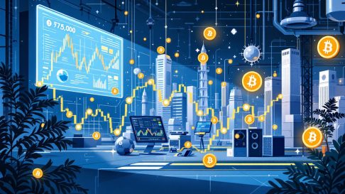 Bitcoin’s Volatile Journey: Navigating the $77,000 Tightrope
